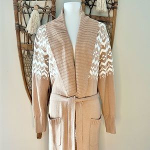 Isaac Mizrahi Long Wrap Sweater